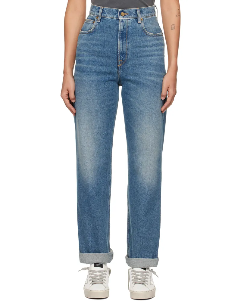 Golden Goose Blue Medium Wash Jeans 50100