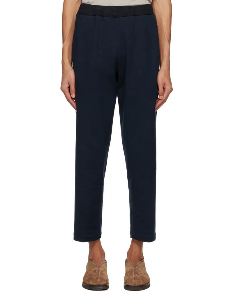 Massimo Alba Navy Harry Sweatpants Blu