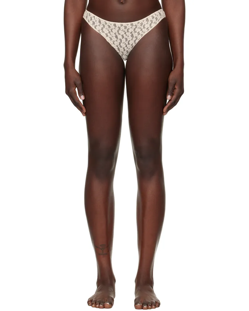 Baserange Off-White Crescent Briefs Undyed