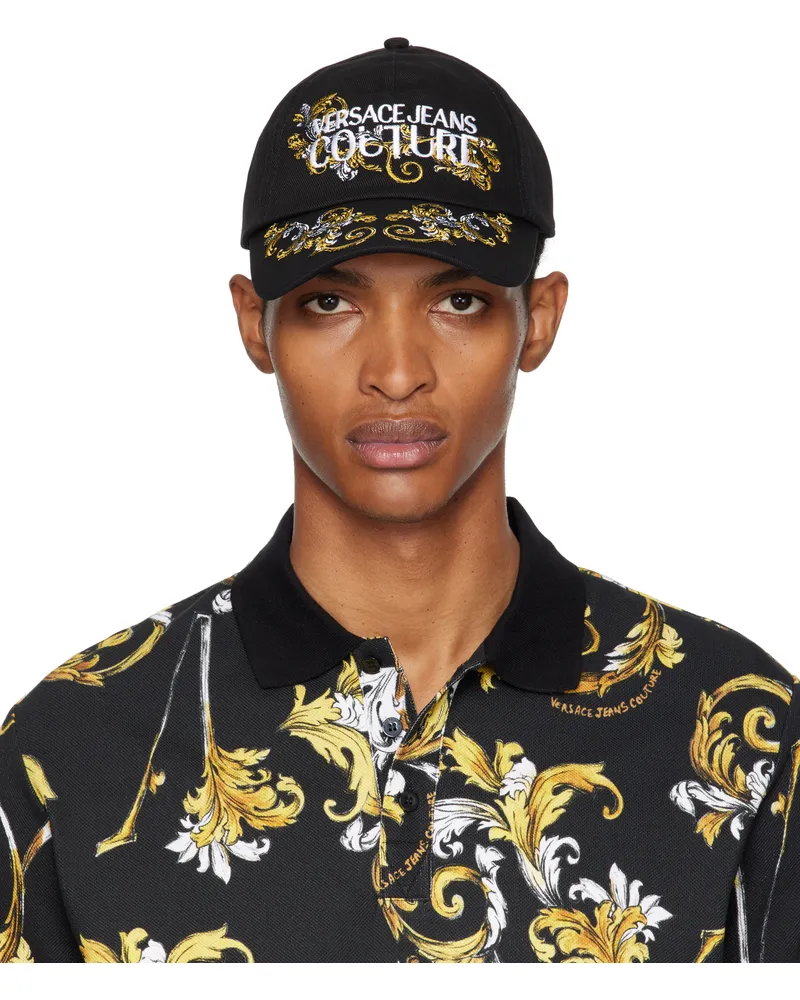 Versace Jeans Black Baseball Cap E899-black