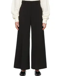 Rosetta Getty Black Flared Trousers Black