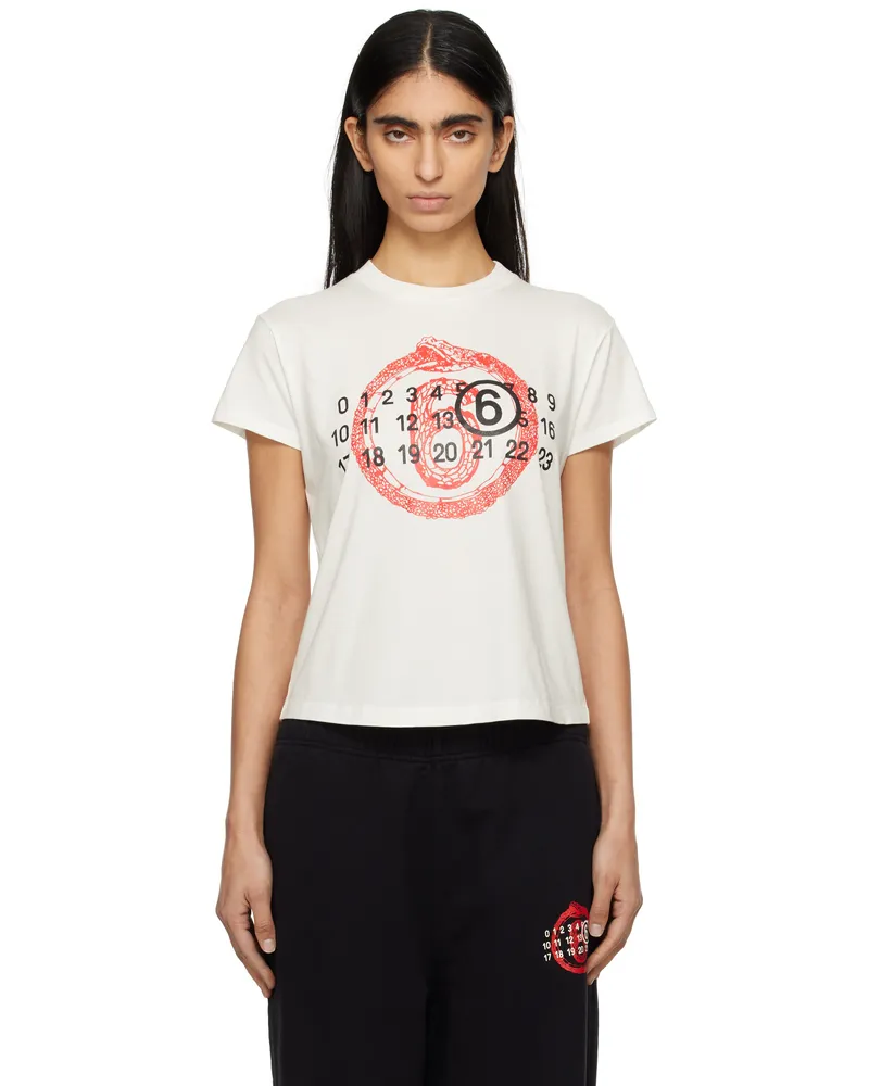 Maison Margiela White Lunar New Year Capsule T-shirt 101