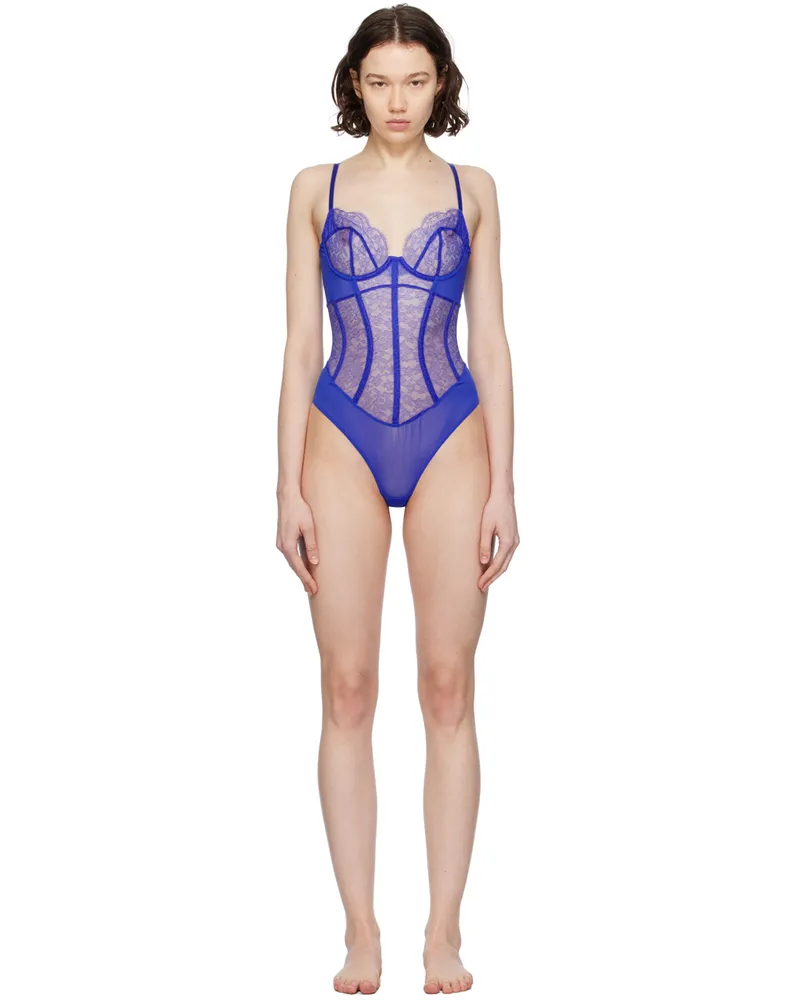 Agent Provocateur Blue Kamilla Bodysuit 430000