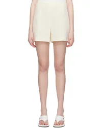 Vince Off-White Tailored Shorts Bone-105bon