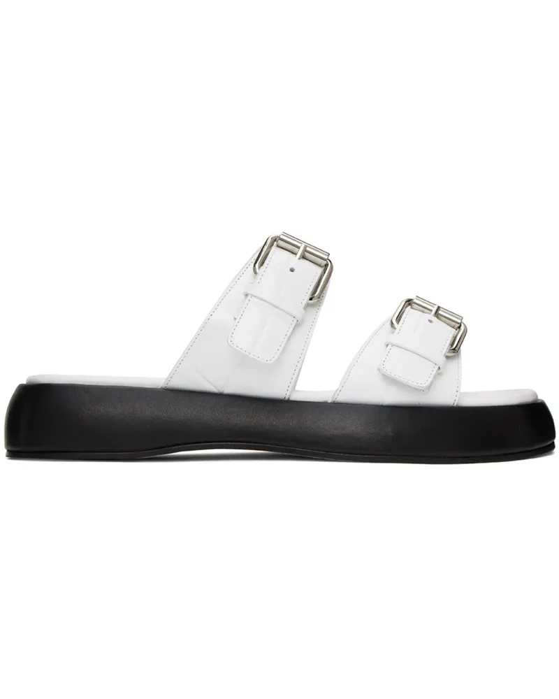 by FAR White Wyatt Sandals Wh