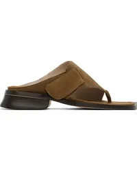 Maryam Nassir Zadeh Tan Tupelo Sandals Cigar