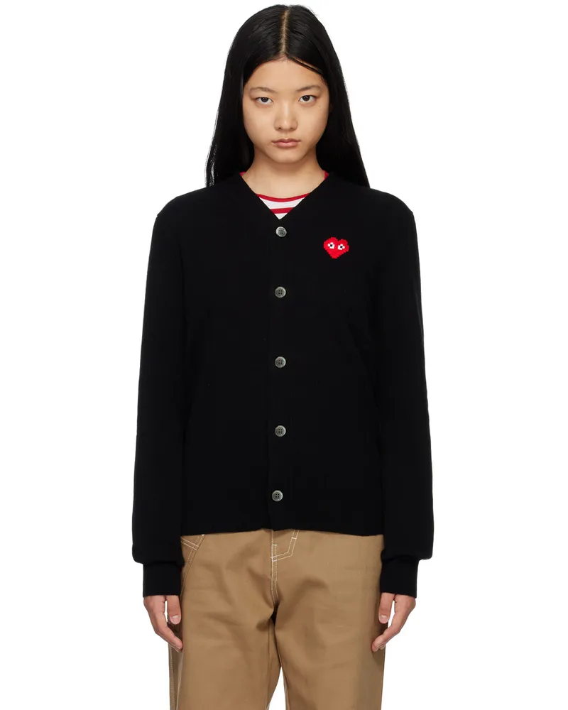 Comme des Garçons Black Invader Edition Cardigan Black