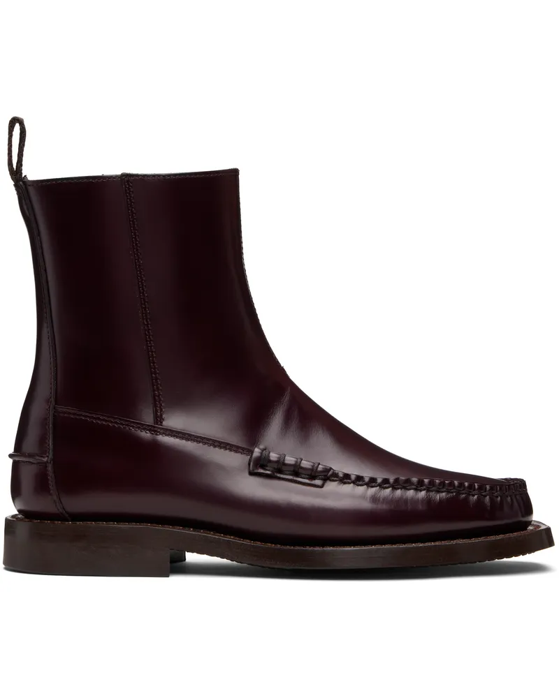 HEREU Burgundy Andreu Boots Burgundy
