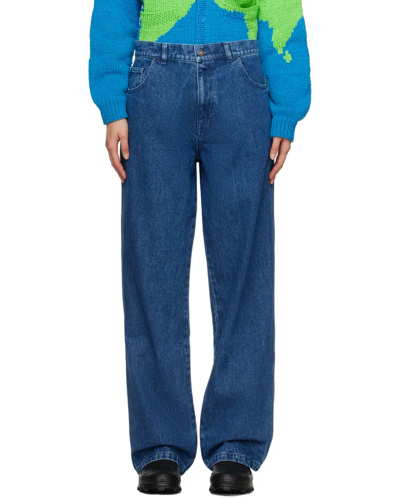 Sky High Farm Workwear Blue Perennial Jeans 1