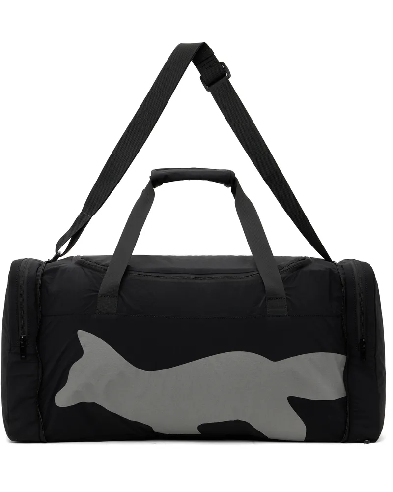 Kitsuné Black Flash Fox Weekender Packable Duffle Bag P199