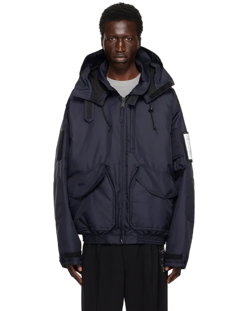 N.HOOLYWOOD Black Alpha Industries Edition CWU-45P Jacket Black