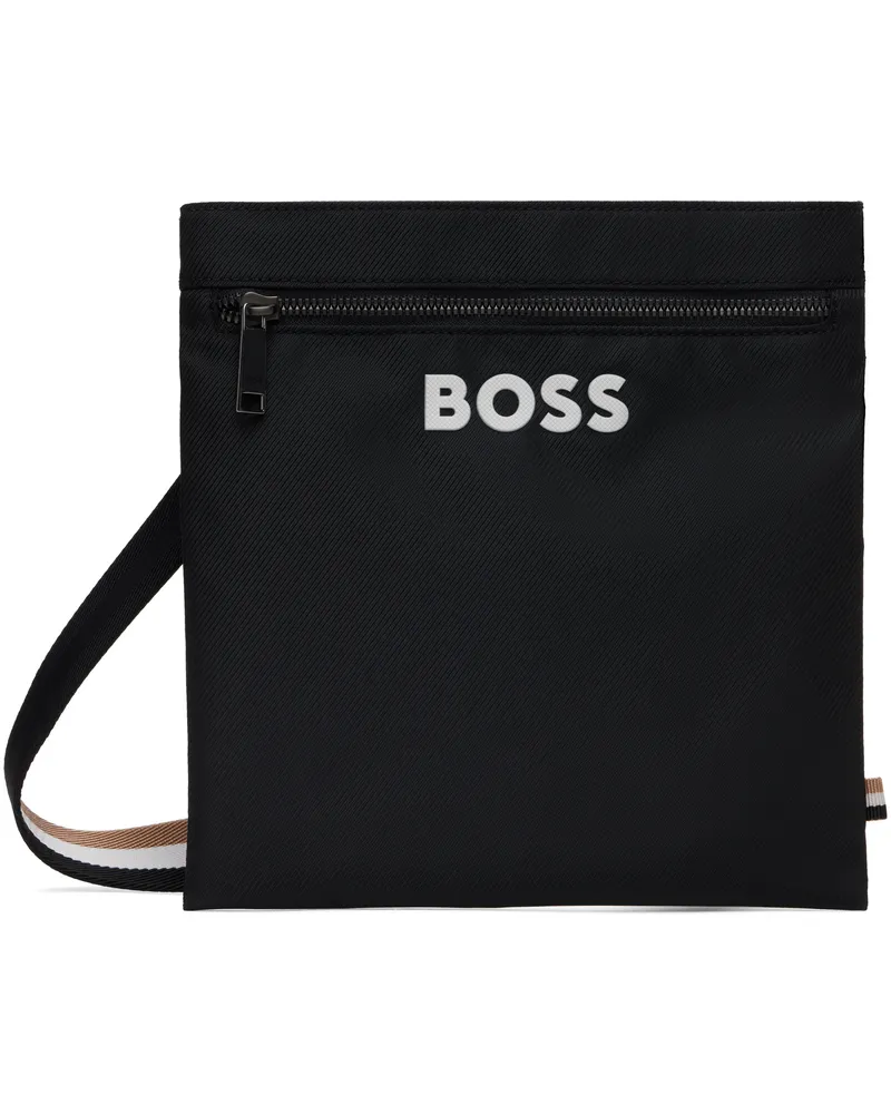 HUGO BOSS Black Recycled Envelope Pouch 001-black