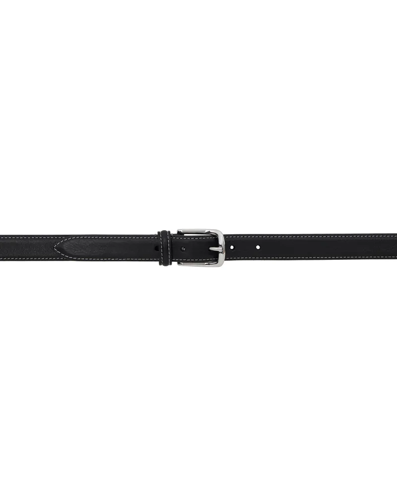 Anderson's Black Contrast Stitching Belt N1