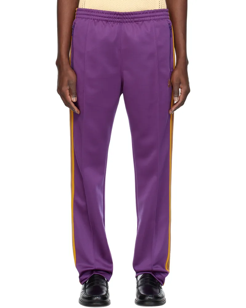 NEEDLES Purple Narrow Track Pants C-purple