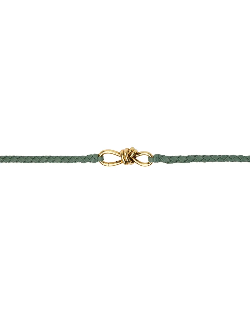 Bottega Veneta Green Andiamo Belt 3268