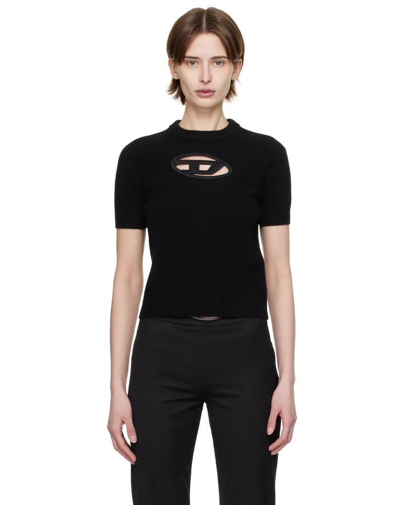 Diesel Black M-Argarin-Ss Sweater 9xxa