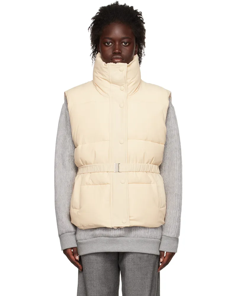 JKOO Off-White Belt Vest Ivory