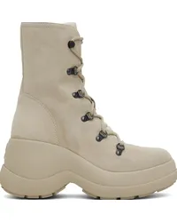 Moncler Beige Resile Trek Boots 20f