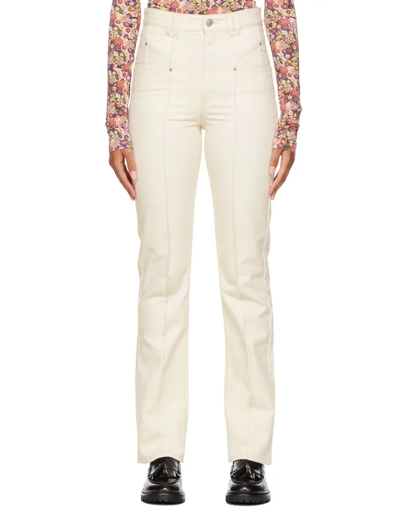 Isabel Marant Off-White Lirokae Jeans 23ec