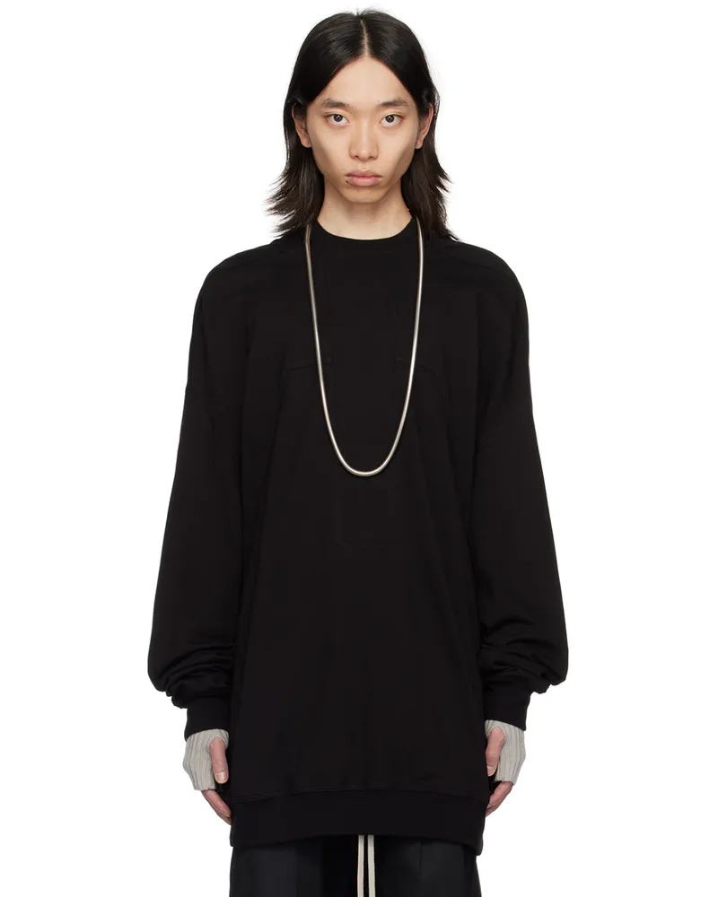Rick Owens Black Porterville Splintered Peter Sweatshirt 09