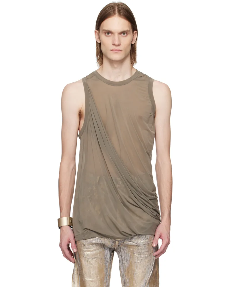 Rick Owens Gray Hollywood Anthem Tank Top 34