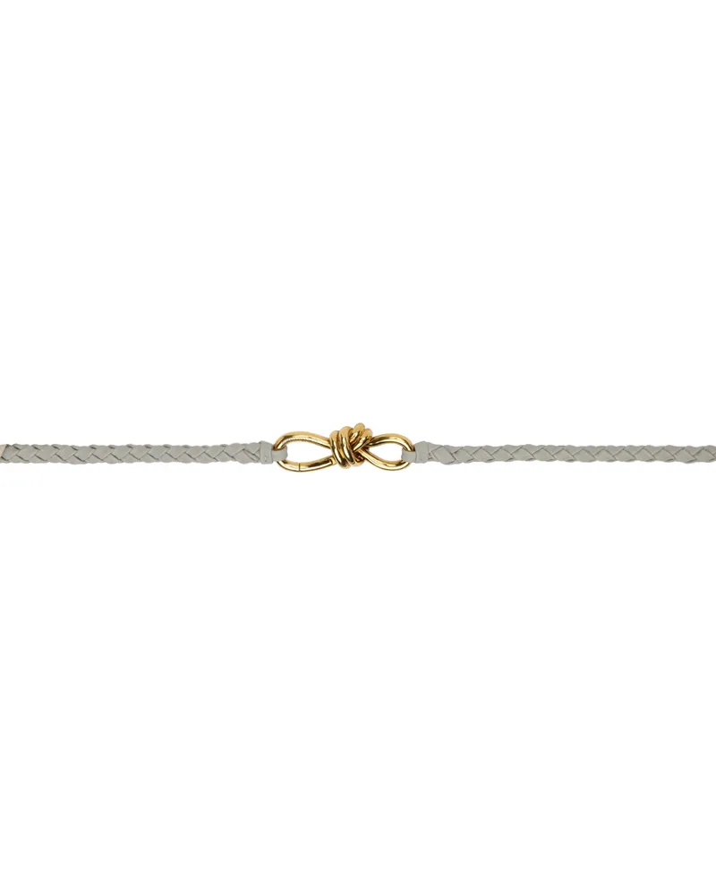 Bottega Veneta Gray Andiamo Belt 1557