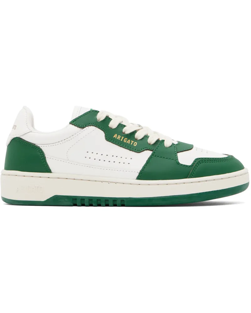 Axel Arigato White & Green Dice Lo Sneakers White