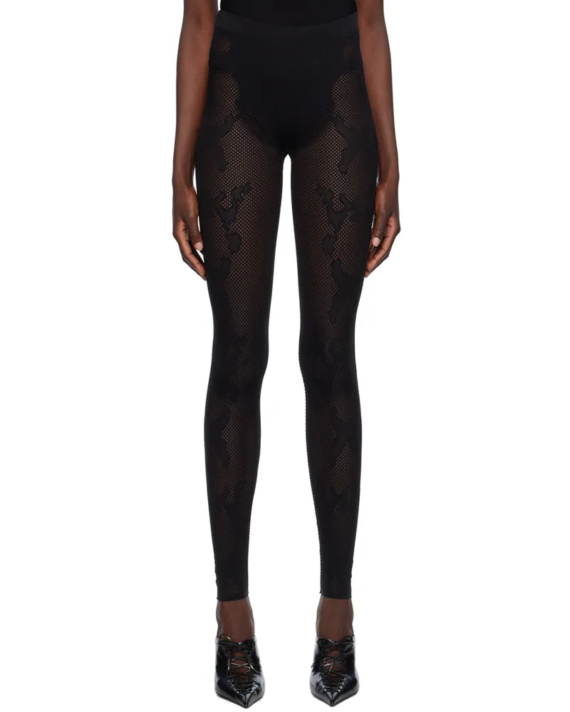 Dion Lee Black Cobra Leggings Black