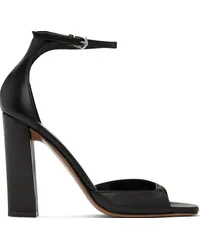 Paris Texas Black Grace Heeled Sandals Black