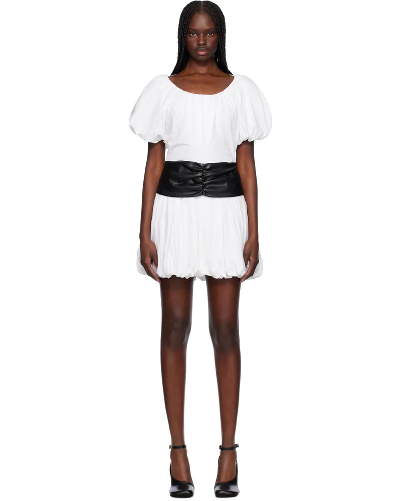 Renaissance Renaissance White Vera Belted Minidress White