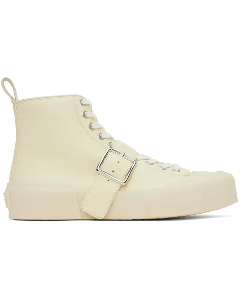 Jil Sander Off-White Buckle Sneakers 277