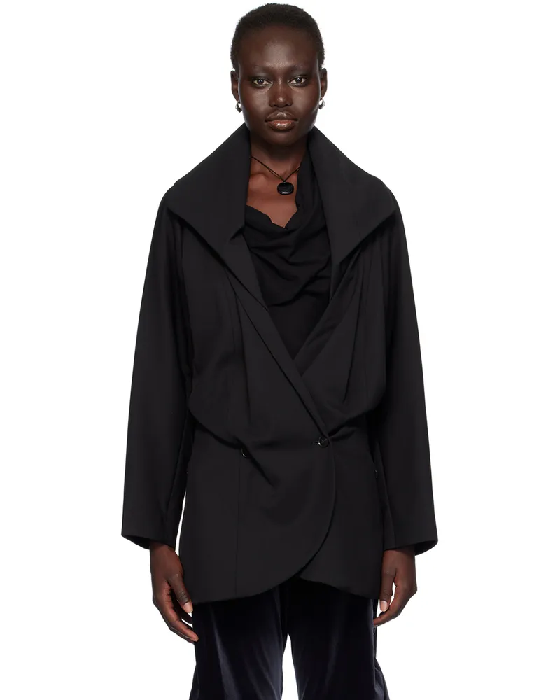 KIKO KOSTADINOV Black Venari Tailored Blazer Night