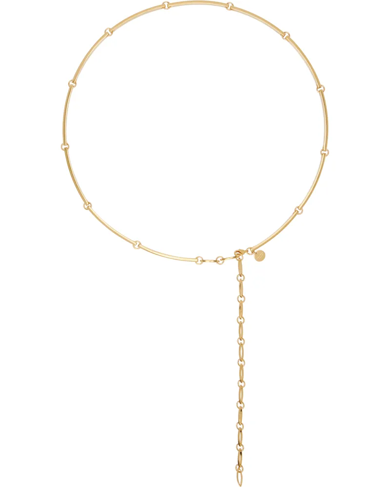 Tom Ford Gold Brass Belt 1y049