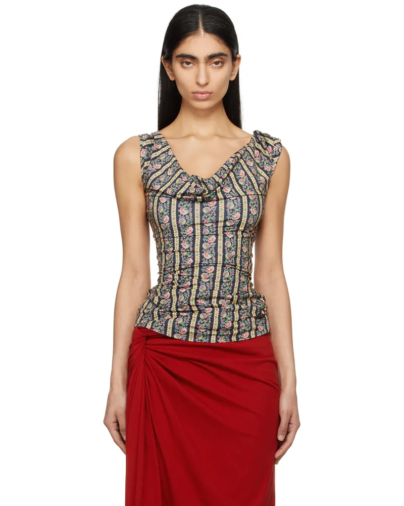 Vivienne Westwood Multicolor Ginnie Jersey Top O310