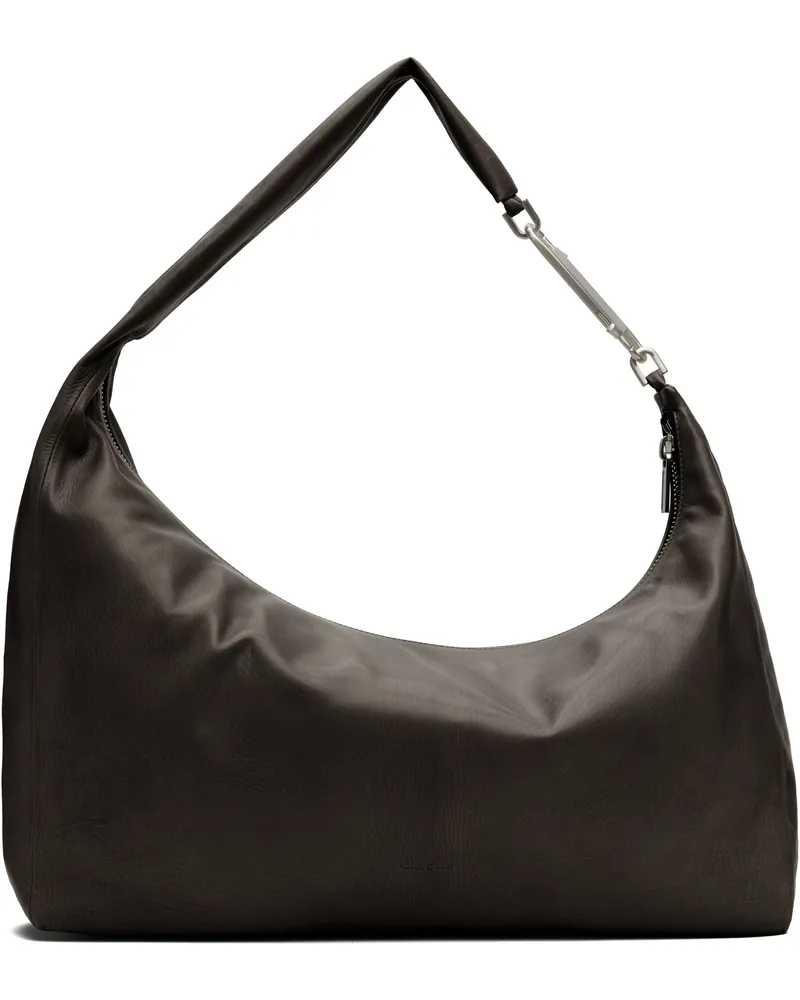 Rick Owens Black Concordians Cropped Gemini Bag 09