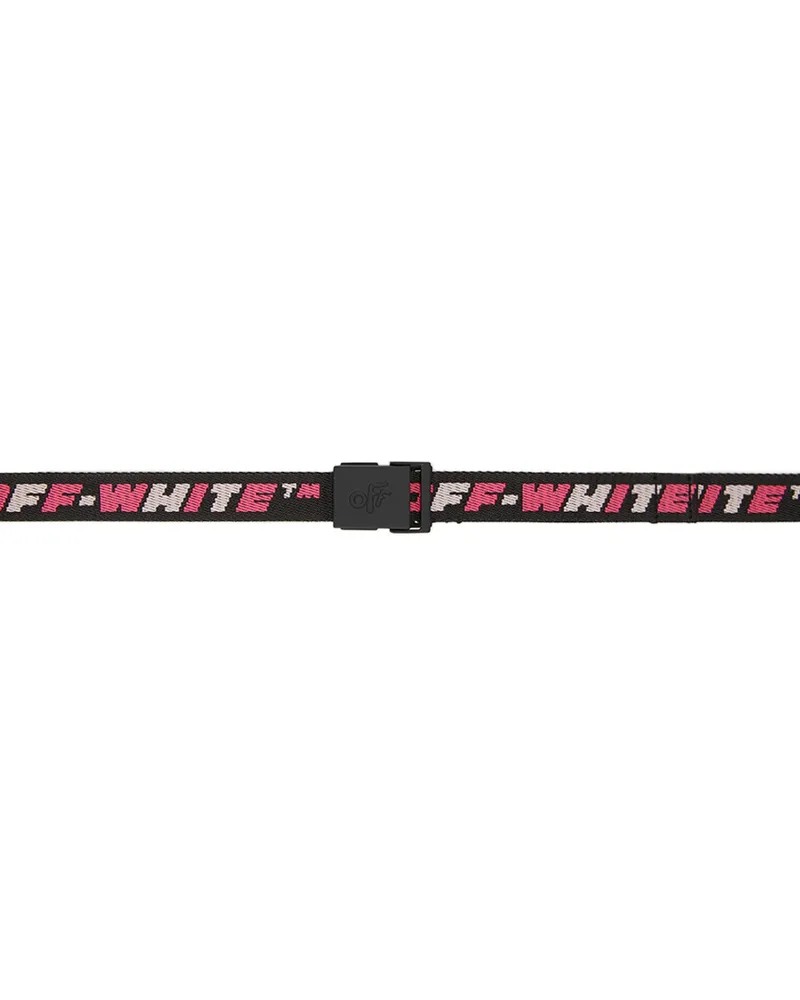 OFF-WHITE Kids Black & Blue Industrial Belt Black