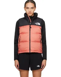 The North Face Pink & Black 1996 Retro Nuptse Down Vest Nxq