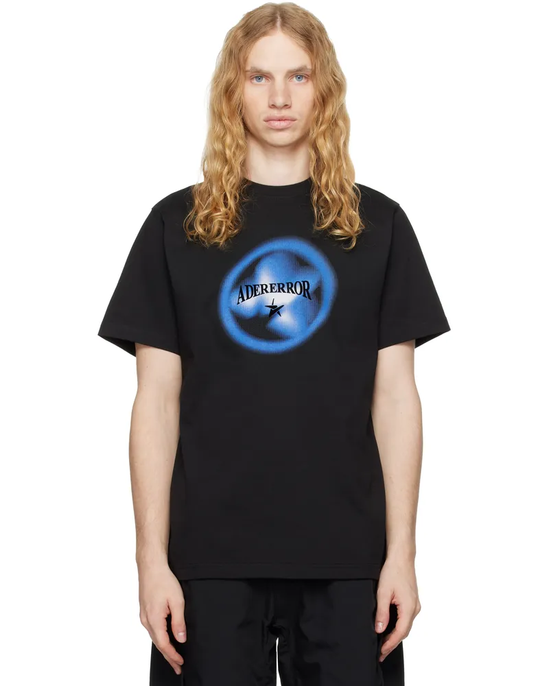 Adererror Black Product. 49 T-shirt Noir