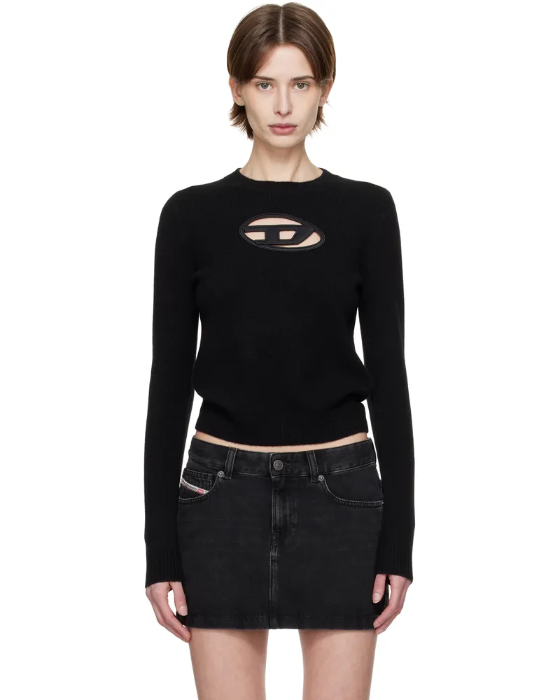 Diesel Black M-Areesa-Slim Sweater 9xxa