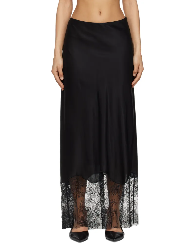 Holzweiler Black Leila Lace Maxi Skirt 1051