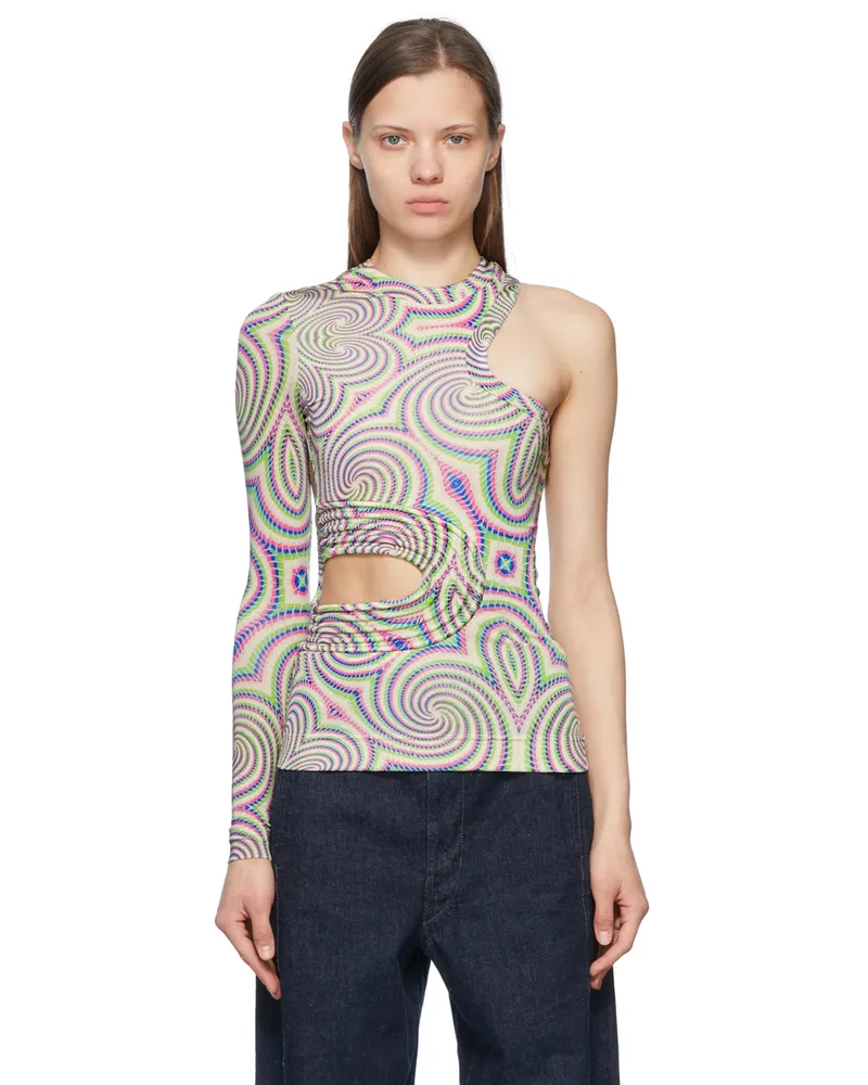 Stella McCartney Green Hallucinogenic T-Shirt 8581