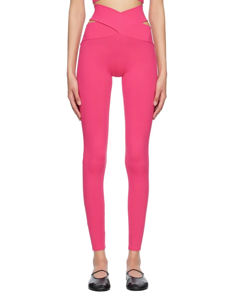 Live The Process Pink Orion Sport Leggings Dragon