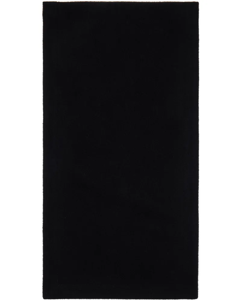 Rick Owens Black Porterville Long Stole Scarf 09