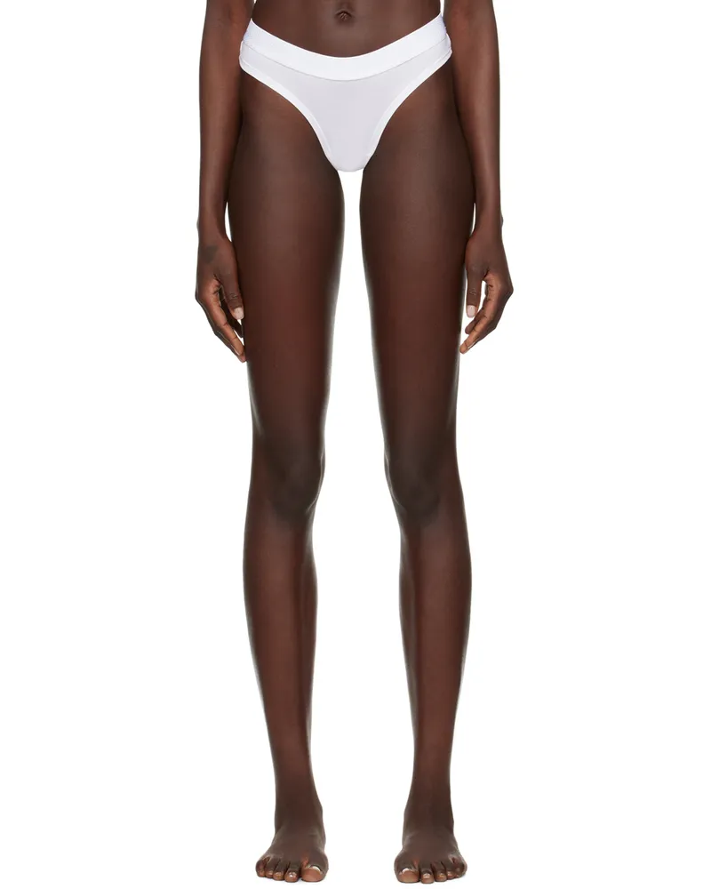 CDLP Three-Pack White Thongs White