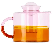 Pink & Orange Two Tone Teapot