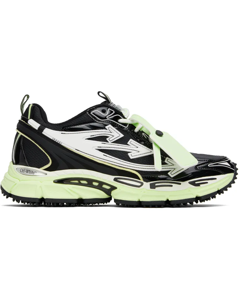 OFF-WHITE Black & Green Be Right Back Sneakers Black