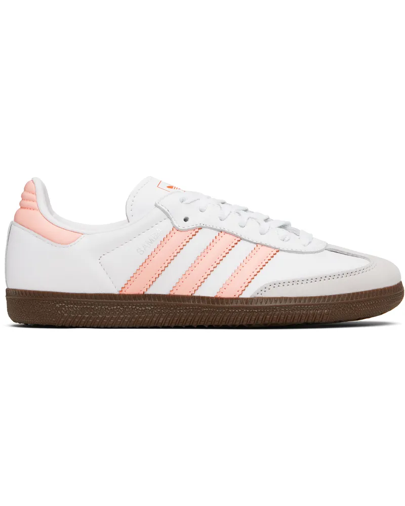 adidas White Samba OG Sneakers Ftwr
