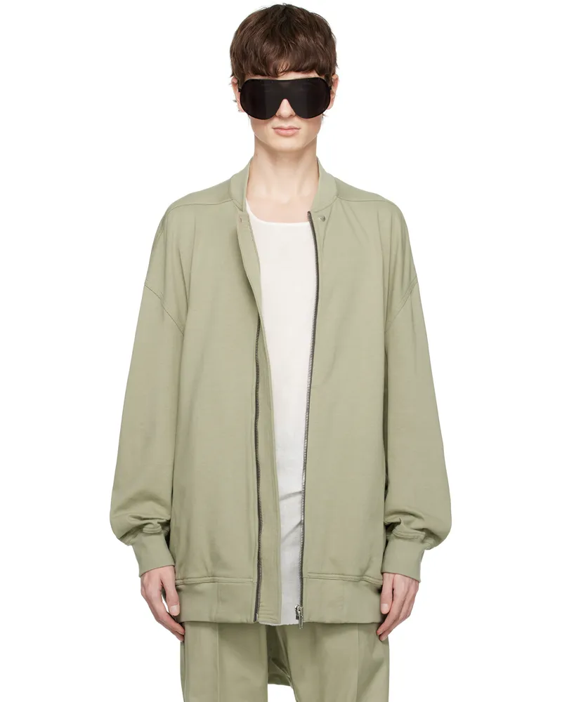 Rick Owens Green Hollywood Jumbo Flight Bomber Jacket 15