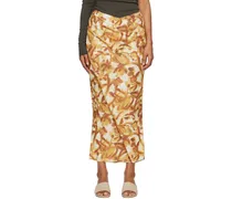 Multicolor Tania Midi Skirt