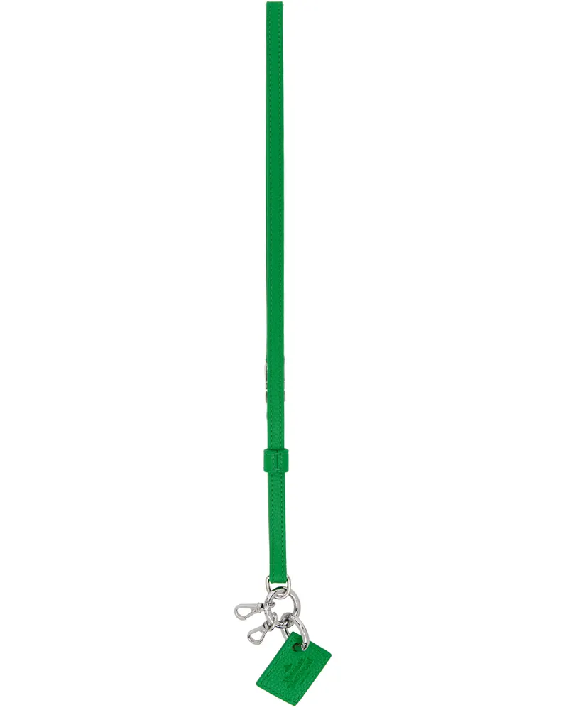 Vivienne Westwood Green Re-Vegan Lanyard Tag Keychain M401